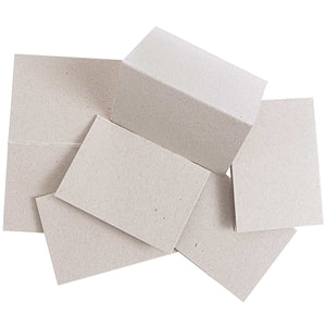 TABLE CARDS GREY FSC MIX 6 PCS