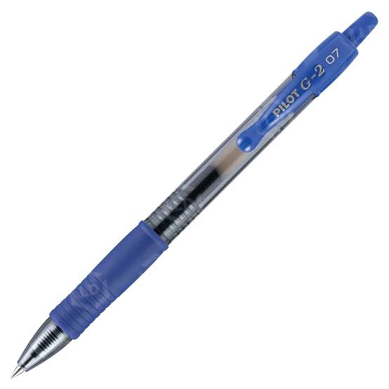 Pilot G-2 Retractable Rollerball Pens - Blue (3 Pack)