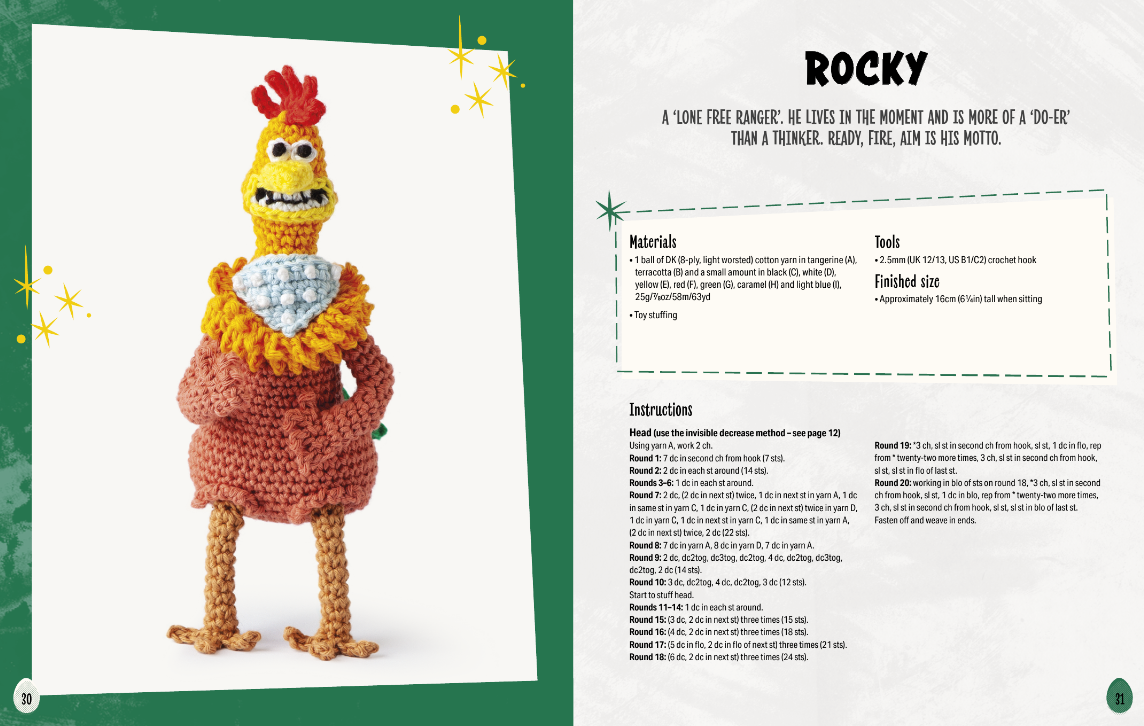 Chicken Run: Dawn of the Nugget Im-peck-able Crochet Book
