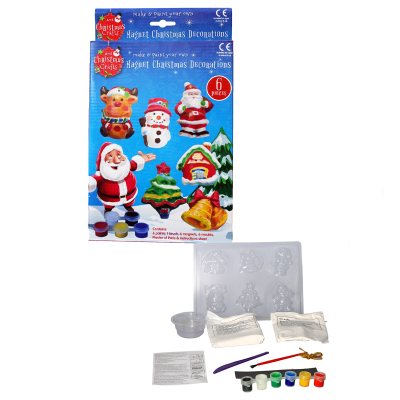 Mould & Paint Magnets - Xmas Decorations