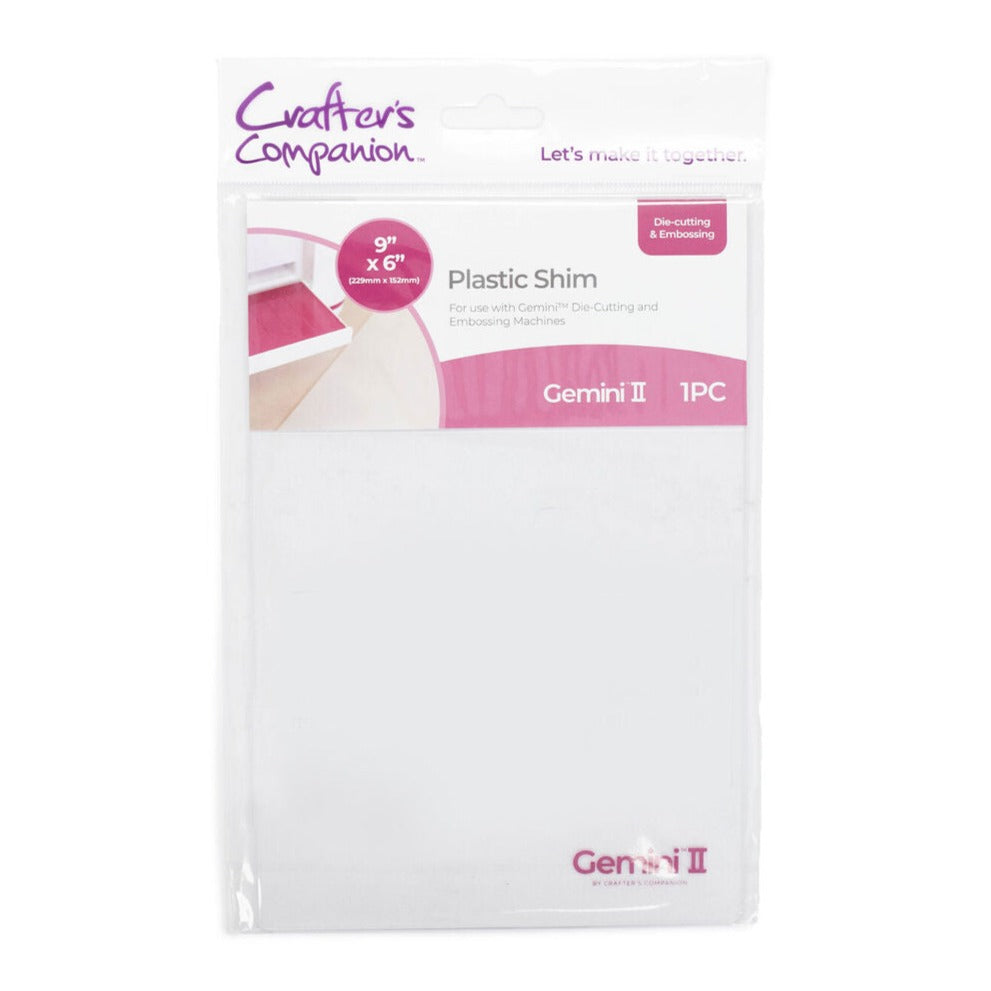 Gemini II Accessories - 9x6” Plastic Shim