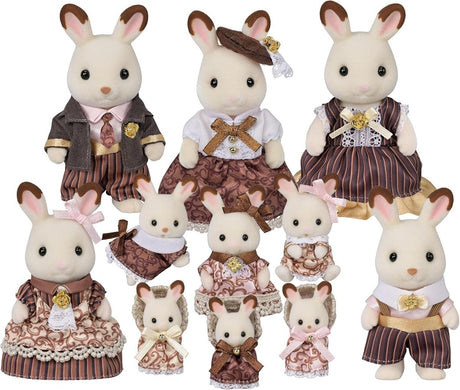 Sylvanian Families Chocolate Rabbit Family 40th Anniversary Set