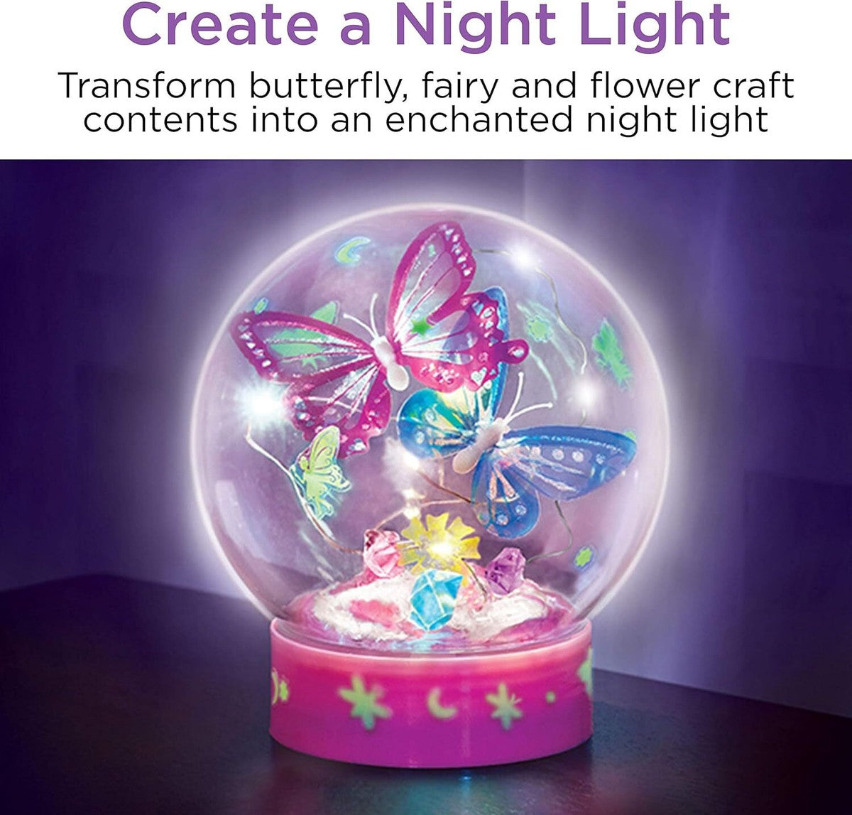 Creativity For Kids Kit - Butterfly Fairy Lights