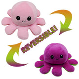 Reversible Plush Octopus 20cm Assortment