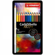 STABILO CarbOthello Pastel Pencils - Assorted Colours (Tin of 12)