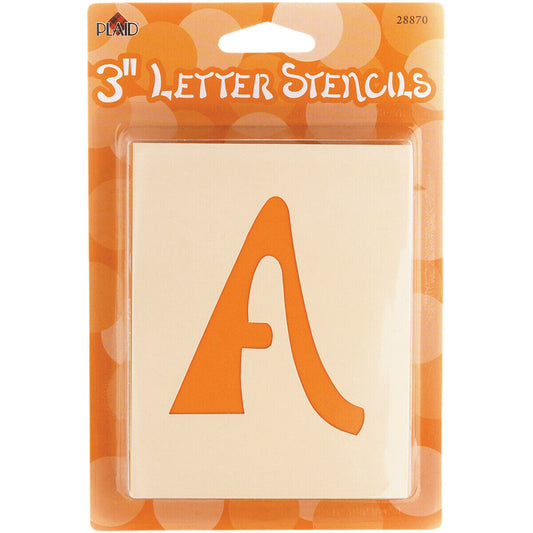 Plaid Stencils Letter Stencils - Swashbuckle Font