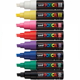 Posca PC-8K Marker Wallet Of 8 Standard Colours