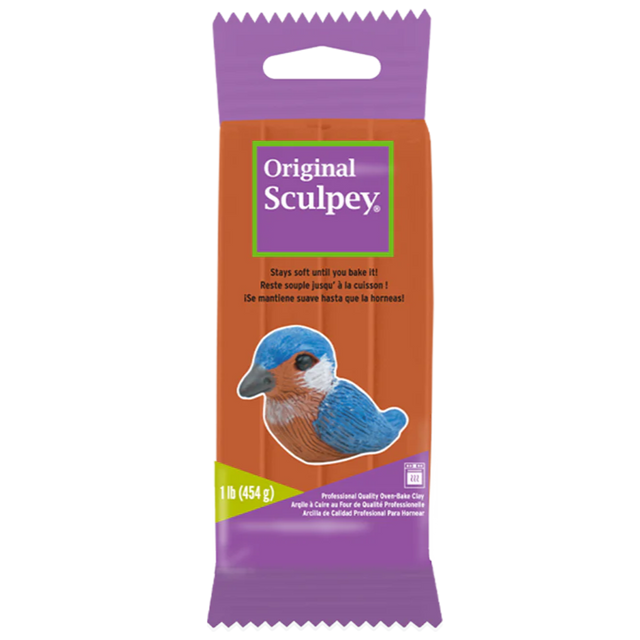 Sculpey Original Clay - Terracotta 1lb/454g