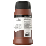 Daler Rowney System3 Burnt Sienna 500ml Acrylic Paint Tube 
