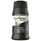 SYSTEM3 500ml Acrylic Paint - Process Black