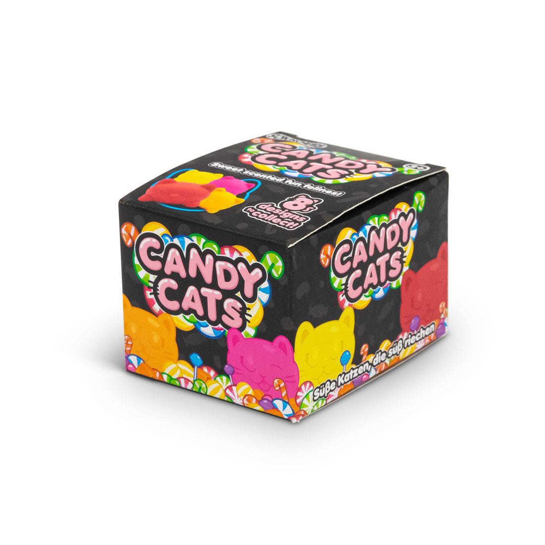 Box of Candy Cats on a white background