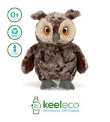Keeleco Plush Toy - Owl Assortment 18cm