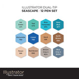 Illustrator by Spectrum Noir 12 Pen Set - Seascape