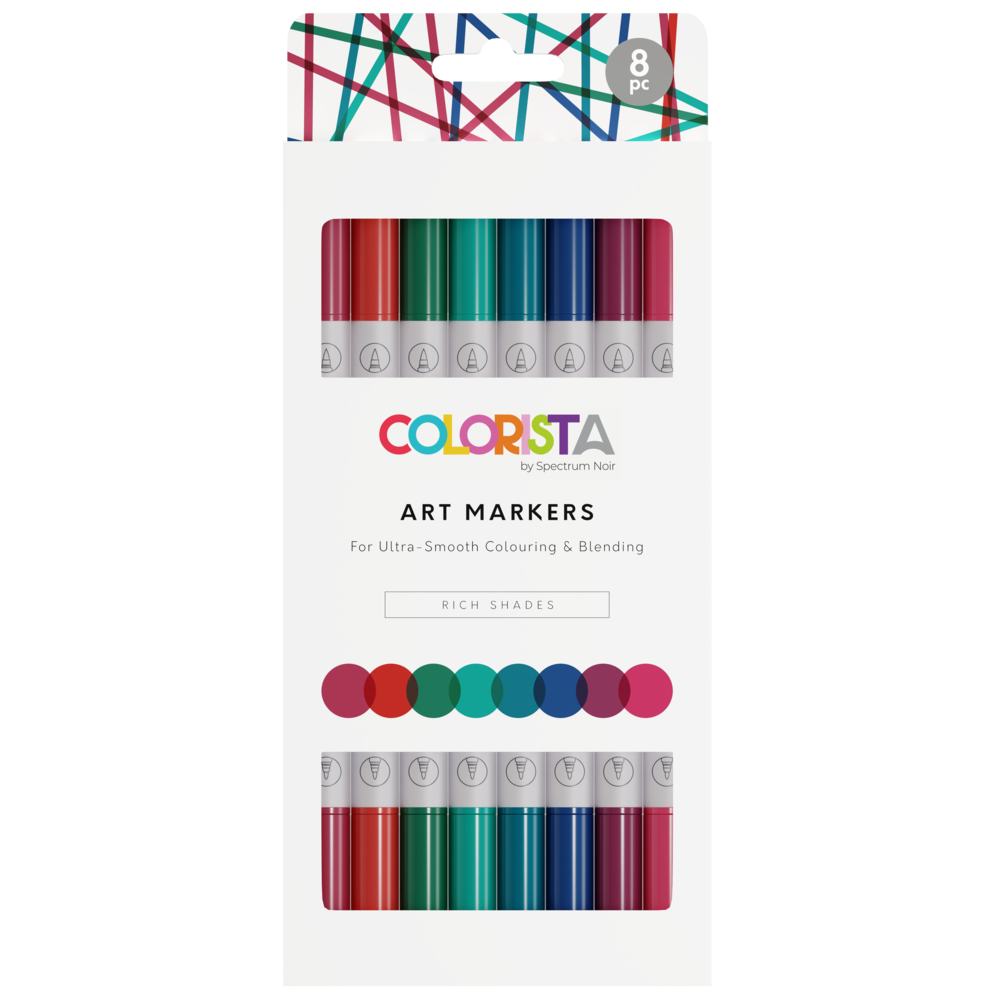 Colorista - Art Marker - Rich Shades 8pc