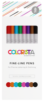 Colorista - Fine-Line Pen - Vivid Expressions 8pc