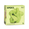 A box of Speks. Calming Focus Putty in the shade citron. Blur. in a light lime green color, shown on a plain white background.