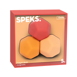 Speks Odds Silicone Fidget Magnets - Orange Planes (3 Pack)
