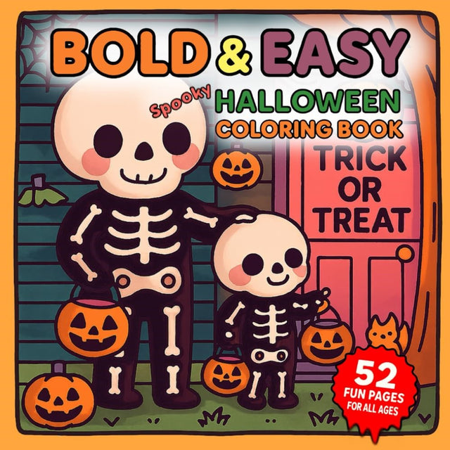 Bold & Easy: Spooky Halloween Colouring Book