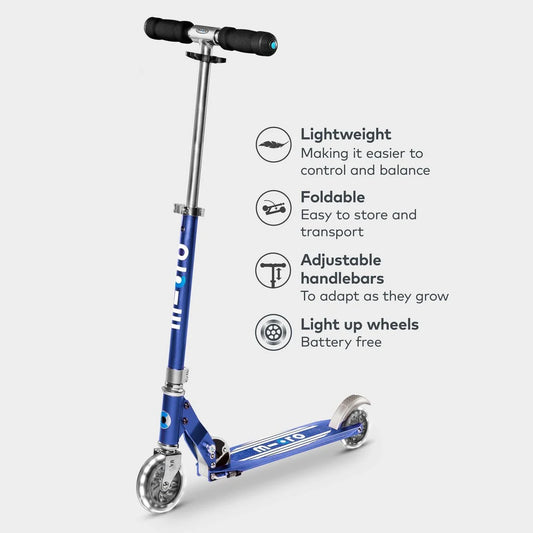 Micro Sprite Scooter Original LED: Blue