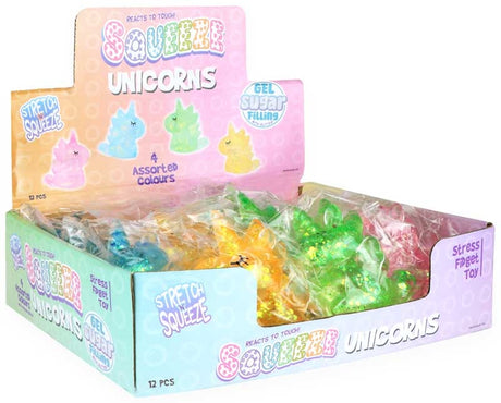 Slow Rise Sparkly Squeeze Unicorn 10cm (Assortment)