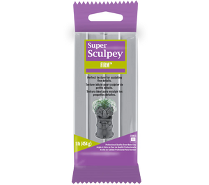 Super Sculpey 16oz (454g) Firm Grey Clay