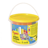Jovi Jumbo Street Chalks - Assorted Colours (Bucket of 21)