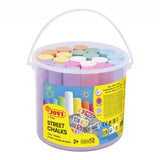Jovi Jumbo Street Chalks - Assorted Colours (Bucket of 21)