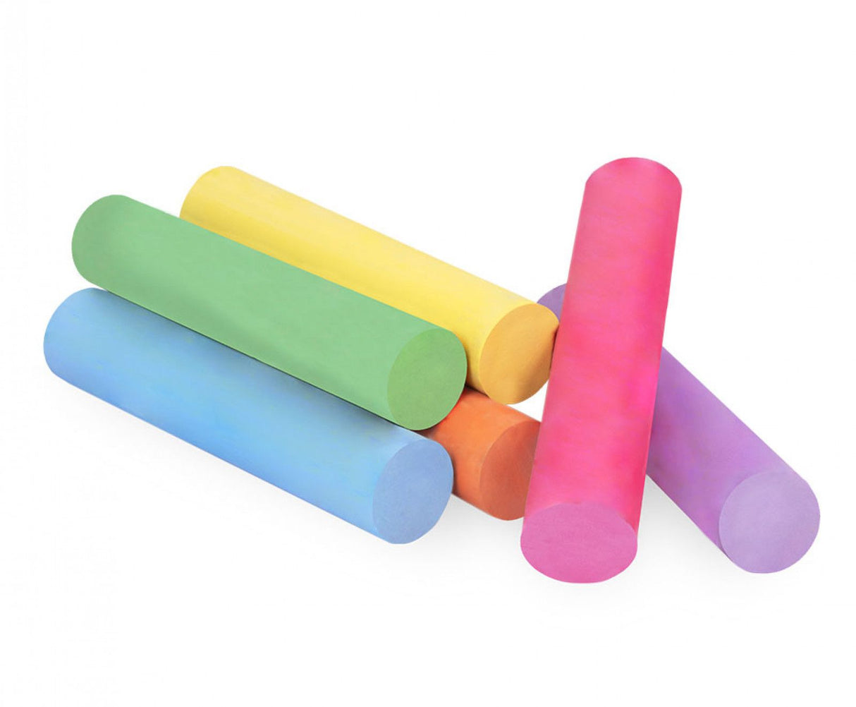 Jovi Jumbo Street Chalks - Assorted Colours (Bucket of 21)