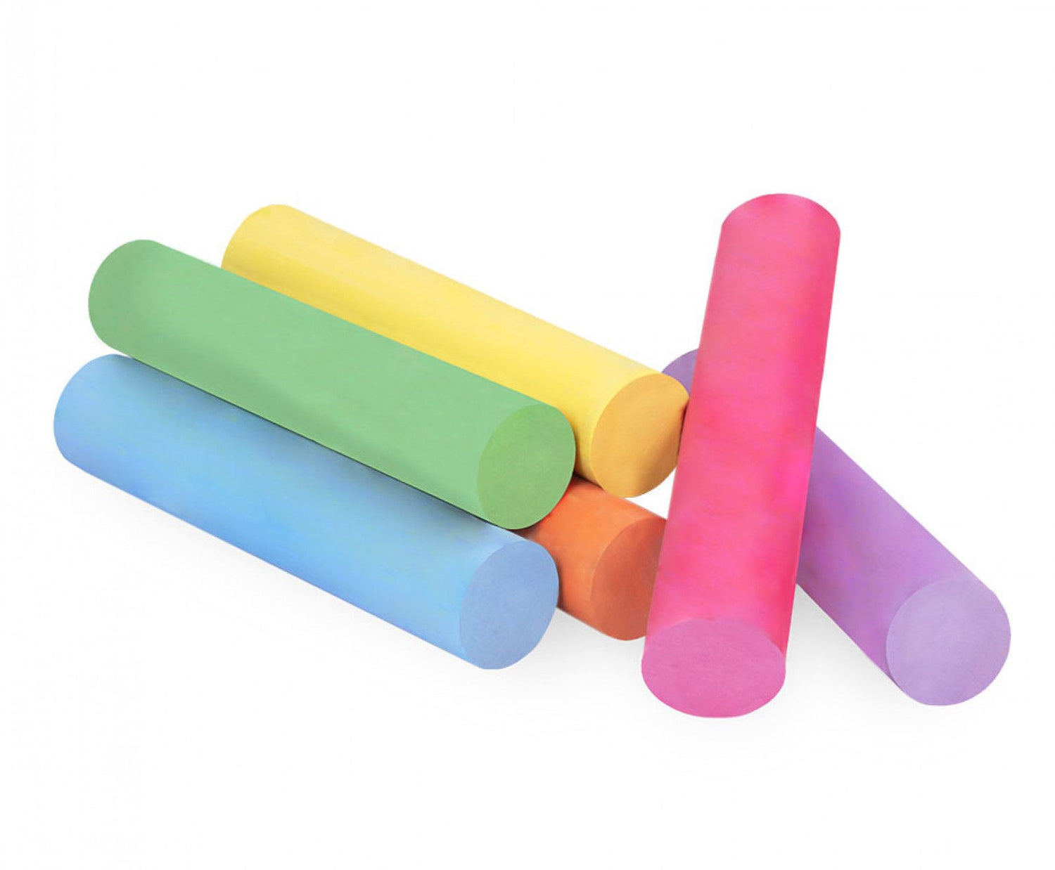 Jovi Jumbo Street Chalks - Assorted Colours (Bucket of 21)