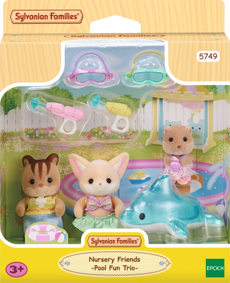 Sylvanian Families Nursery Friends - Pool Fun Trio