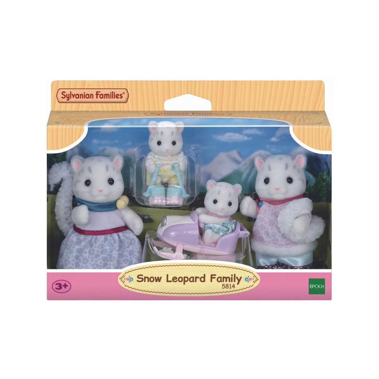 Sylvanian Families - Snow Leopard Family