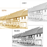 Zieler 12 Fineliner Drawing Pens - Black, Sepia, Grey