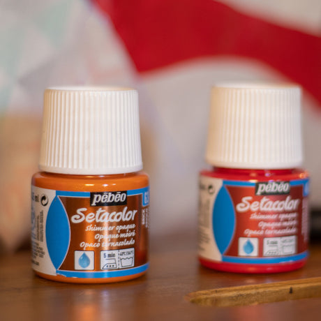 Setacolor Opaque Fabric Paint 45ml - Brick Shimmer