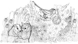 Tangle Wood Colouring Book- Large Format Edition