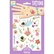 Djeco Children's Temporary Tattoos Fairy Friends - 2 Sheets