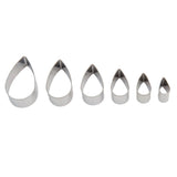 Sculpey Tools™ Graduated Cutters: Tear Drop 6 Pack