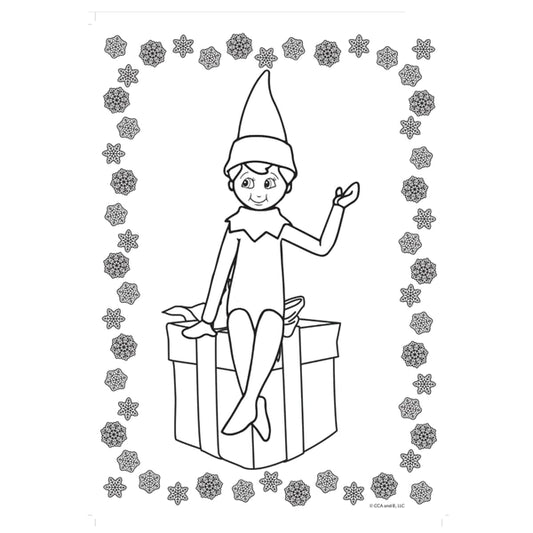 Elf on the Shelf Jumbo Colouring Book