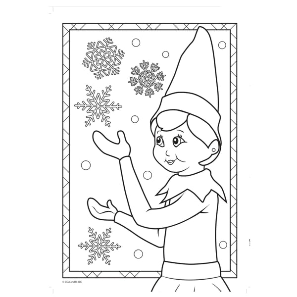 Elf on the Shelf Jumbo Colouring Book