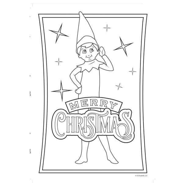 Elf on the Shelf Jumbo Colouring Book