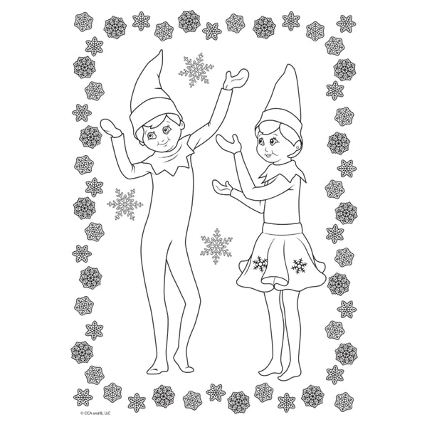 The Elf on the Shelf Sticker Book