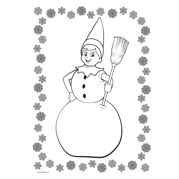 The Elf on the Shelf Sticker Book