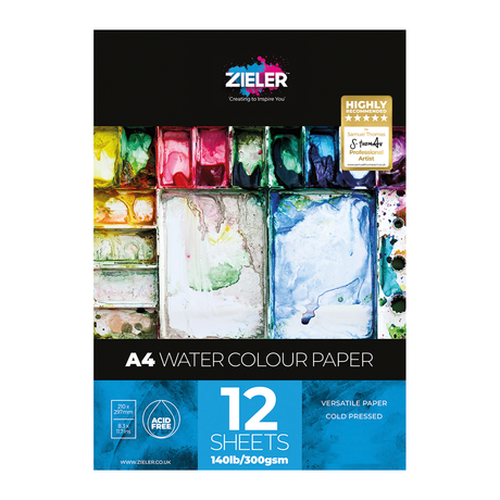 Zieler Painting Introductory Set - Watercolour Painting (Pad and Paints)