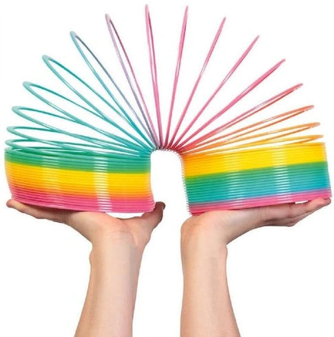 Giant Rainbow Springy Slinky Toy