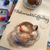 Hahnemühle Toned Watercolour Paper Pad 200gsm A5 - Beige (20 Sheets)