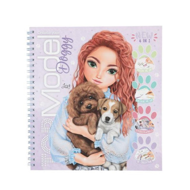 Create your TOPModel Doggy Colouring Book
