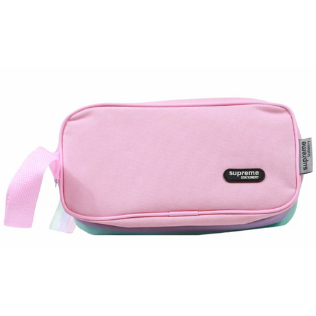 Supreme Stationery Triple Pencil Case - Pastel Colours