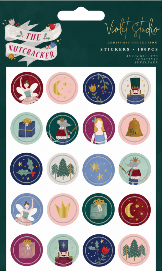 Violet Studio - The Nutcracker Collection - Christmas - Mini Stickers