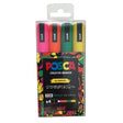 Posca PC-5M Medium Bullet Tip Paint Marker - Pack 4 Colour Block