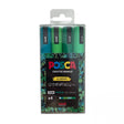 Posca PC-5M Medium Bullet Tip Paint Marker - 4 Pack Green Mix