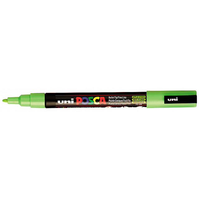 uni Posca Marker PC-3M Apple Green Fine Bullet Tip Paint Marker